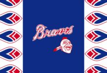 The Atlanta Braves logo and mascot appear in this Major League Baseball Wallpapers, 2K Desktop Wallpaper