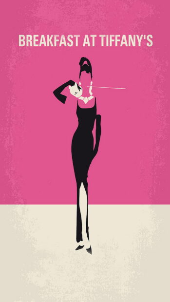 A stylish woman in a classic dress with a cigarette holder inspired by Breakfast At Tiffanys