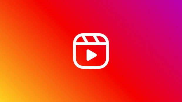 The Instagram Wallpapers logo is displayed on a bright gradient from orange to pink and purple