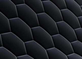 A close up of a dark textured honeycomb pattern with a modern aesthetic, HD Phone Wallpaper