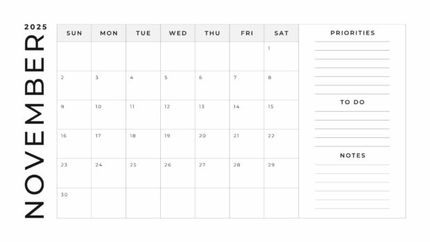 Download free November 2025 Calendar Wallpaper for Desktop (2)