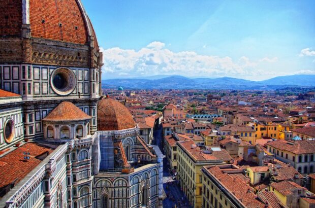 The Florence Wallpapers showcase the city's red rooftops and hills, HD Desktop Wallpaper