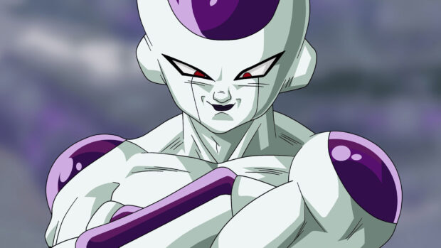 Frieza is shown smirking with crossed arms in Dragon Ball Z Abridged Wallpapers, 2K Desktop Wallpaper