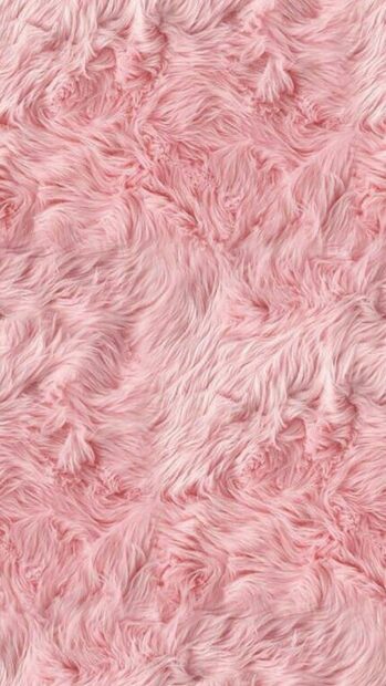 Soft pink fur texture with fluffy and smooth fiber details