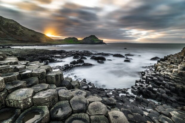 The stunning Northen Ireland Wallpapers view at Giant's Causeway, HD Desktop Wallpaper