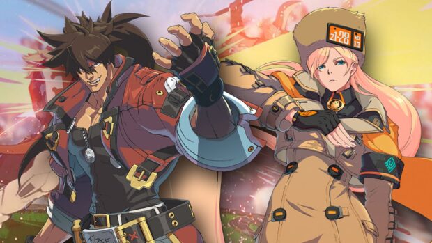 Guilty Gear characters in dynamic poses from the famous fighting game series