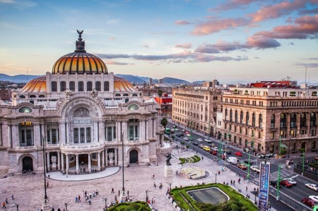 The Palacio de Bellas Artes is a historic cultural center located in Mexico City, Mexico City Wallpapers, 2K Desktop Wallpaper