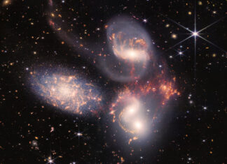 A detailed view of galaxies captured in the Hubble Deep Field showcasing deep field astronomy