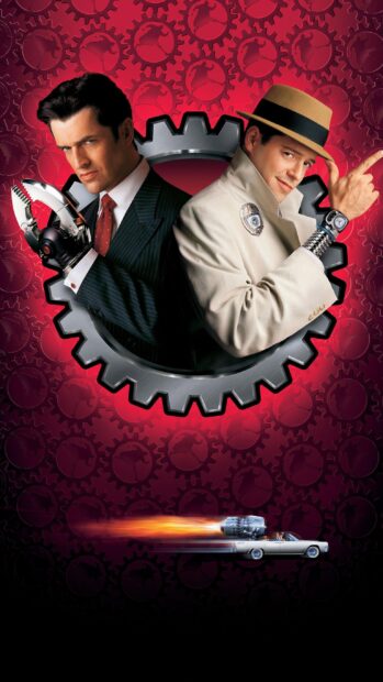 The Inspector Gadget wallpapers show two main characters with a futuristic car, 2K Phone Wallpaper