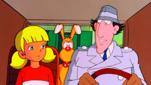 Inspector Gadget Wallpapers feature the characters inside a vehicle, HD Desktop Wallpaper