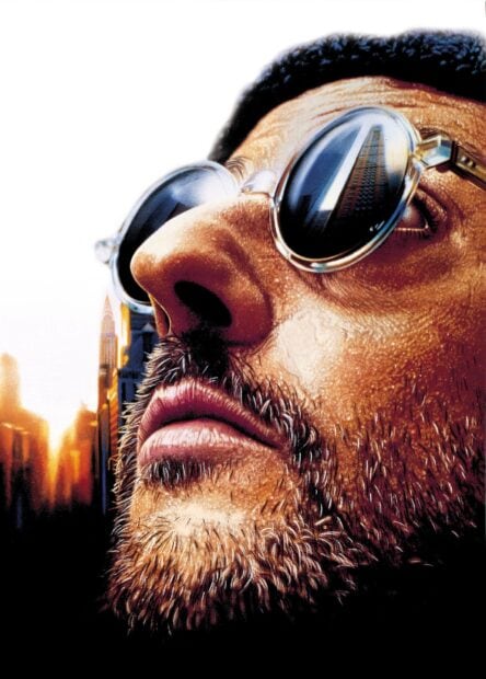 The close up of Leon shows his reflective sunglasses and detailed beard, HD Mobile Wallpaper