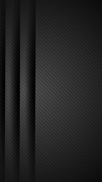 A matte black textured design with diagonal lines and varying shades, HD Mobile Wallpaper