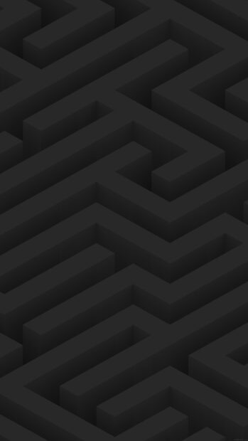 A dark gray maze with deep paths creating a complex maze structure