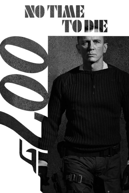 A serious man stands ready in tactical gear for No Time To Die, 2K Mobile Wallpaper