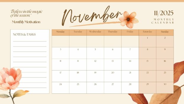 November 2025 Calendar Desktop Wallpaper (4)