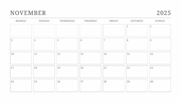 November 2025 Simple HD Wallpaper (1)