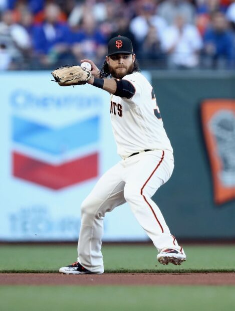 A San Francisco Giants player prepares to throw the ball in a Major League Baseball game, HD Mobile Wallpaper