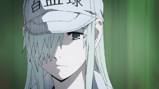 The character from Cells At Work Code Black wears a cap and looks serious, HD Desktop Wallpaper