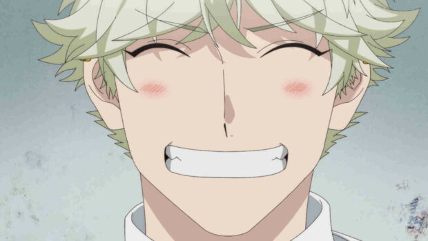 A smiling character with light hair from Blue Period anime series, HD Desktop Wallpaper