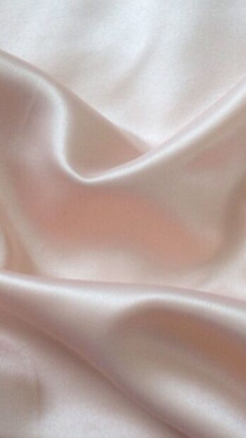 The image shows a smooth and soft silk fabric with gentle folds, HD Mobile Wallpaper