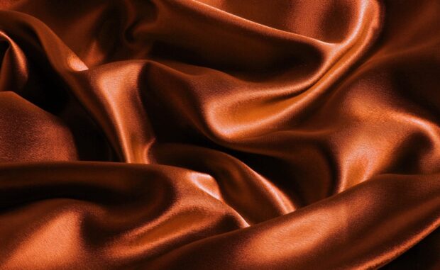 The smooth brown silk fabric shines under light in this silk wallpapers image, HD Desktop Wallpaper