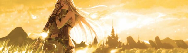 The Legend Of Zelda characters share an intimate embrace with a castle in the glowing sunset background, 4K Desktop Wallpaper