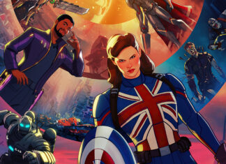 A fierce female hero leads brave allies in an epic alternate universe battle, 4K Desktop Wallpaper