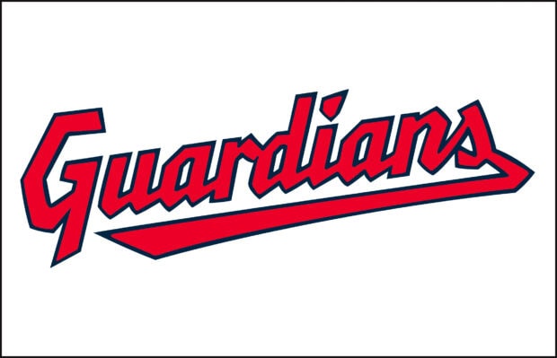 The Guardians logo in red and blue on a white background