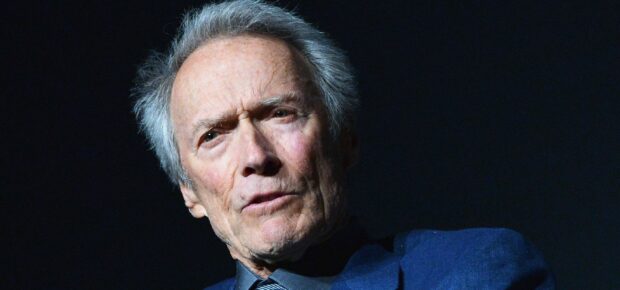 Close up of Clint Eastwood with serious expression in high resolution 2K