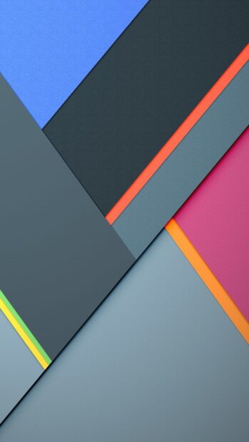 Colorful geometric shapes layering design with vibrant tones and sharp edges