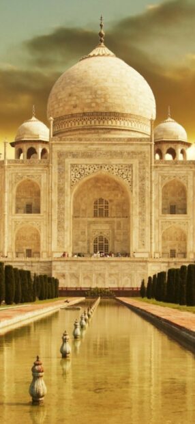 The Taj Mahal as a famous India monument reflecting cultural heritage