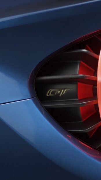 Close up of innovation design on a GT car part highlighting advanced technology and craftsmanship