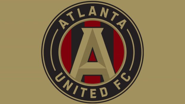 Atlanta emblem with a large letter A in the center