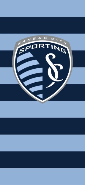 Kansas City emblem logo with stripes design for Mls
