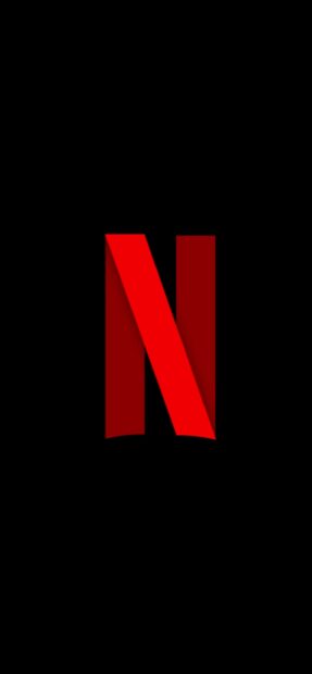 Red N logo symbolizing Netflix on a black background