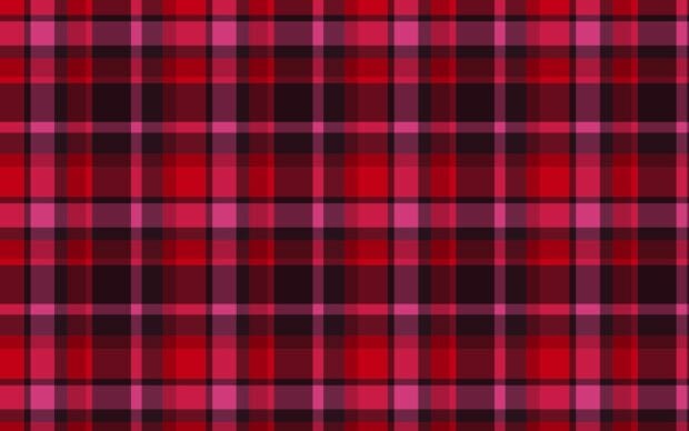 Red checked pattern with shades of red and black in a seamless design