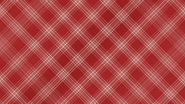 Red checked pattern with intersecting lines on a textured red surface