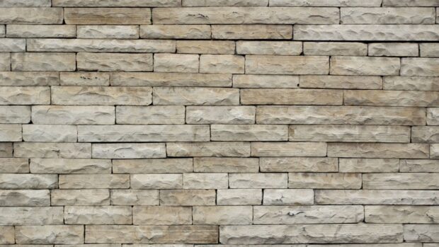 Close up texture of stone wall with natural stone patterns and rough surfaces