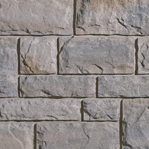 Rough stone texture forming a durable stone wall pattern