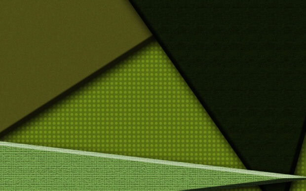 Abstract shape with green geometric elements and dotted pattern in HD quality