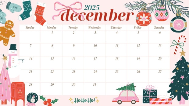 December 2025 Calendar Wallpaper HD (5)