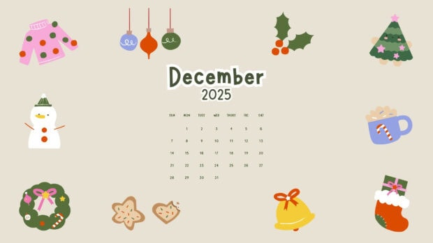 December 2025 Calendar Wallpaper HD (9)