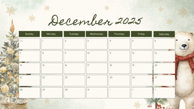December 2025 Calendar Wallpaper HD for Desktop (5)