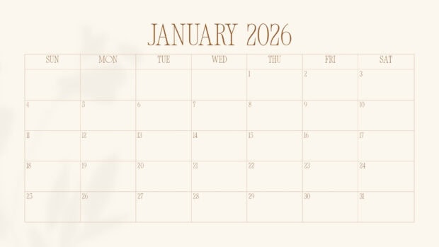 Free Download January 2026 Calendar Desktop Wallpaper (3)