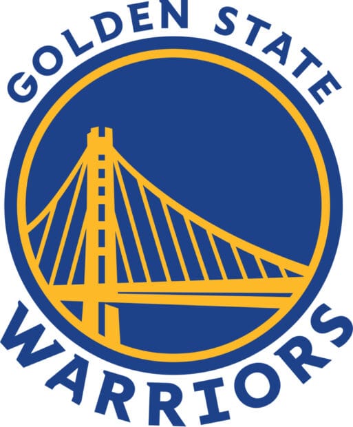 Golden State logo with bridge design in blue and yellow colors