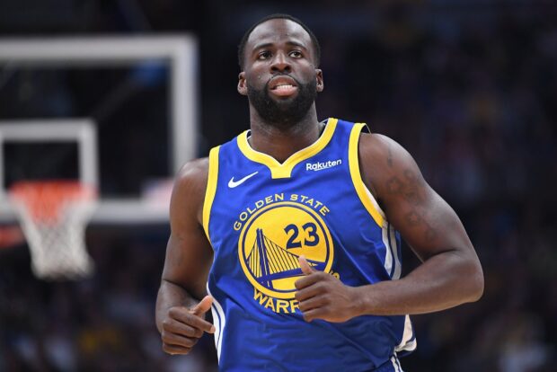 Golden State player wearing number 23 jersey in action on the basketball court