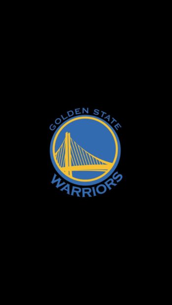 Golden State logo with bridge illustration on a blue background