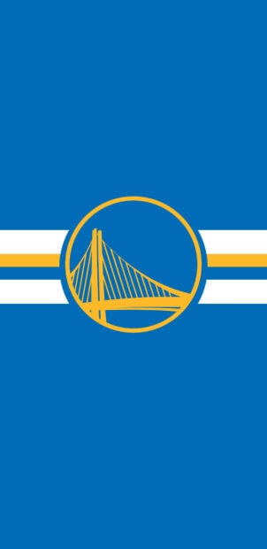 Golden State Warriors bridge icon in blue and yellow design