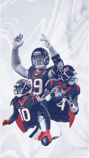 Houston Texans players in action showing determination and strength