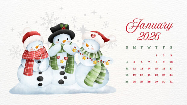 January 2026 Calendar Desktop HD Wallpaper (14)
